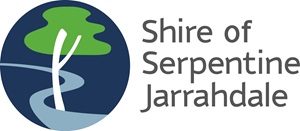 Logo - Shire of Serpentine Jarrahdale - Colour - Grey Text