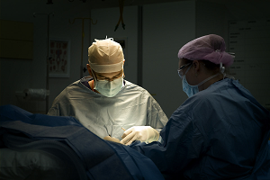 Photograph from operating theatre